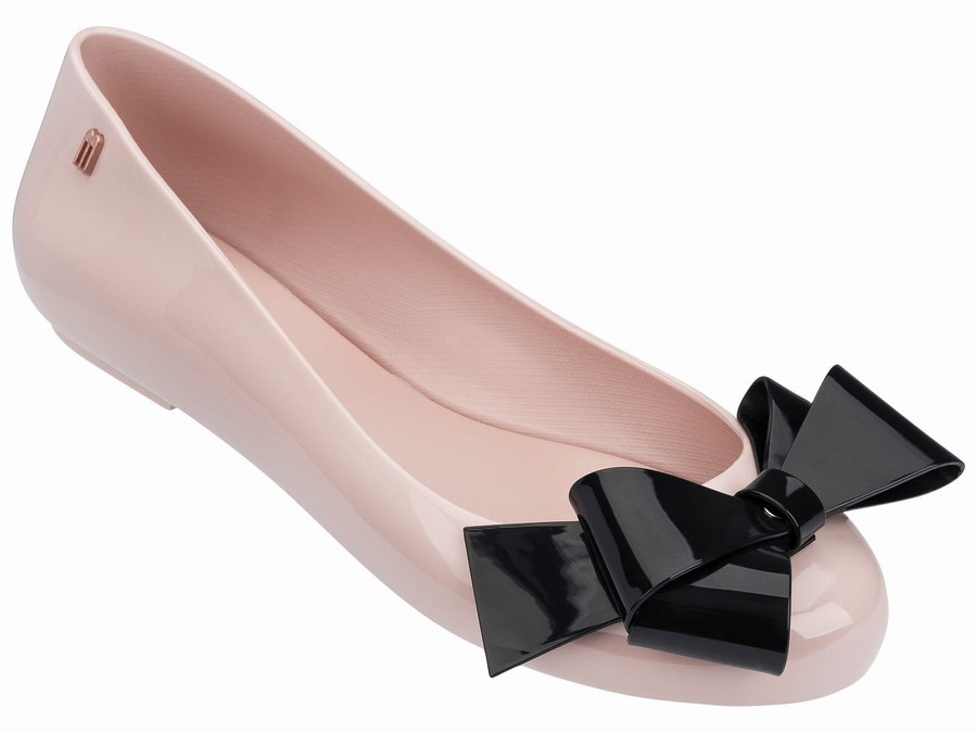 Bailarinas Melissa Space Love Contrast Bow Mujer - Rosas - Argentina YFL-853462